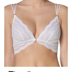Cosabella Ceylon Criss-Cross Bralette in White